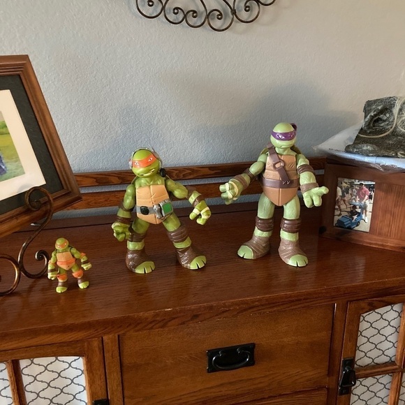 Teenage Mutant Ninja Turtle ๐ฅท Lot of 3 2-10โ 1-4โ 2012 2014 Viacom - Picture 10 of 13